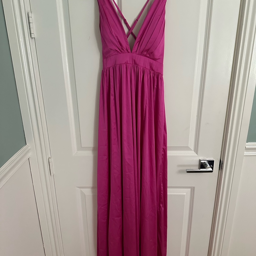Luxxel Fuchsia Maxi Dress